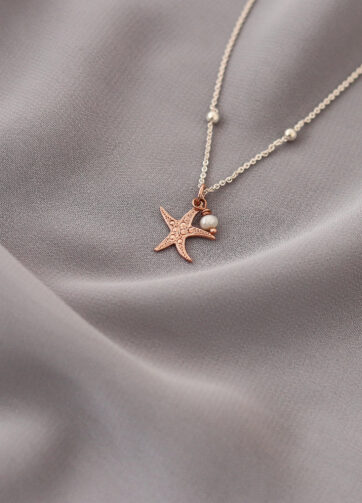 estrella de mar joyeria collar plata alfonso sanchez oro rosa