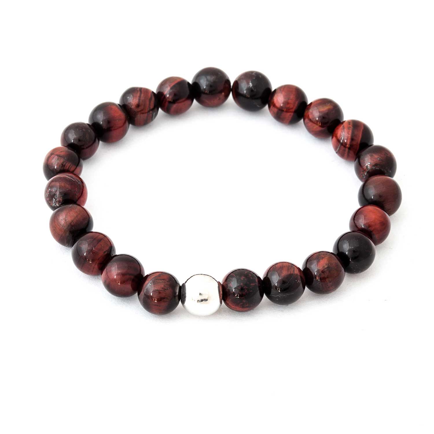 Pulsera de Ojo de Buey con dije de plata 925